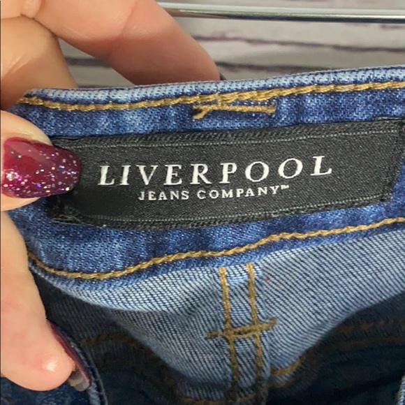 Liverpool Slim Boyfriend Distressed Jeans - Picture 5 of 7